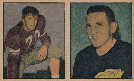 1951 Berk Ross Panel Walker/Abel #3-14/3-16 Baseball Card