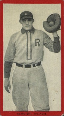 1910 Old Mill Series 2 (Virginia League) Schmidt # Baseball Card