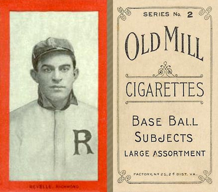 1910 Old Mill Series 2 (Virginia League) Revelle, Richmond # Baseball Card