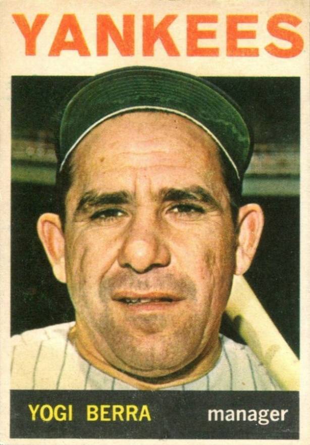 1964 Venezuela Topps Yogi Berra #21 Baseball Card