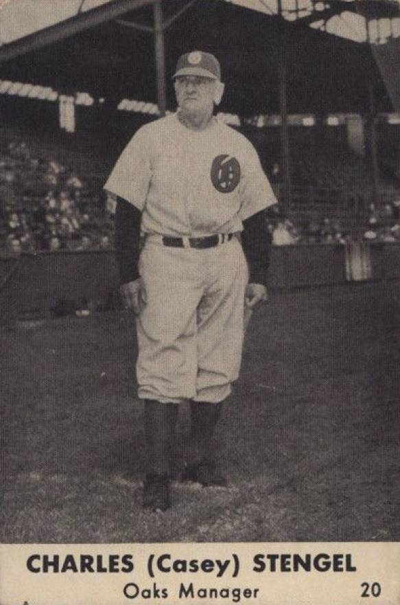 1948 Smith's Oakland Oaks Charles (Casey) Stengel #20 Baseball Card