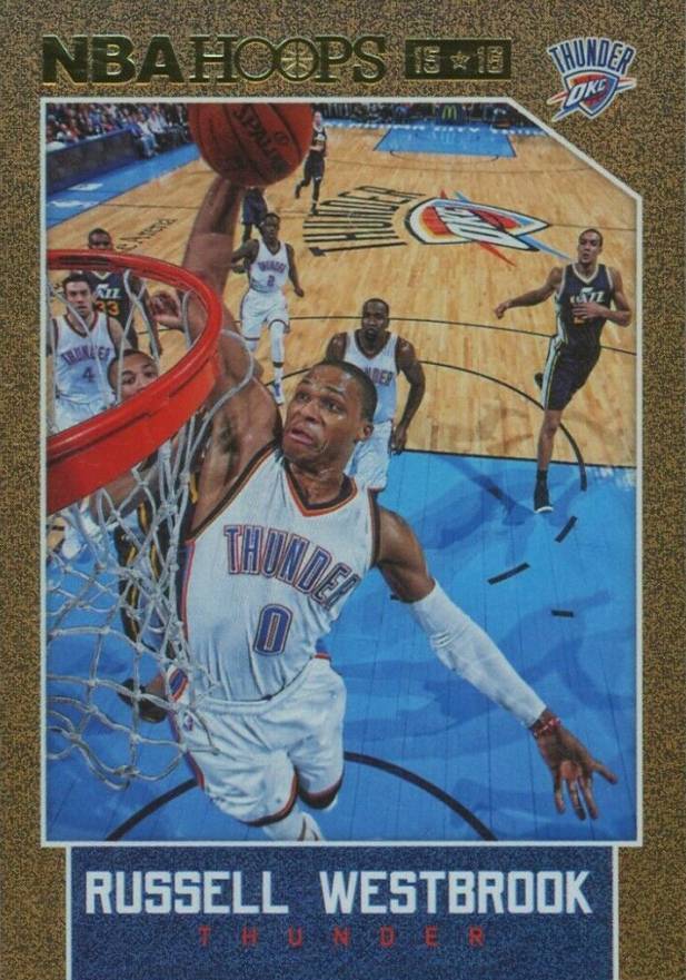 2015 Panini Hoops Russell Westbrook #148 Basketball Card