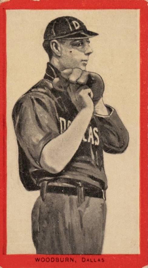 1910 Old Mill Series 3 (Texas League) Gene Woodburn # Baseball Card
