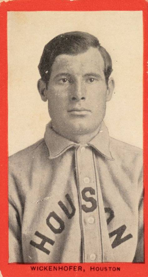1910 Old Mill Series 3 (Texas League) Wickenhofer, Houston # Baseball Card