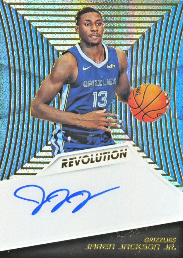 2018 Panini Revolution Rookie Autographs Jaren Jackson Jr. #JJJ Basketball Card