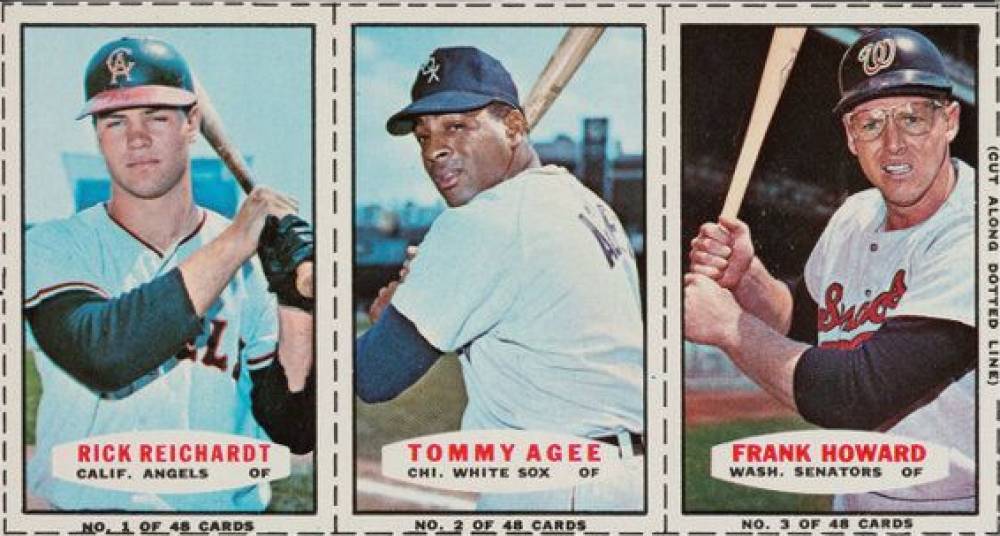 1967 Bazooka Panel Reichardt/Agee/Howard # Baseball Card