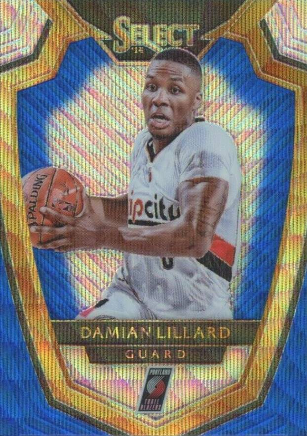 2014 Panini Select Damian Lillard #143 Basketball Card