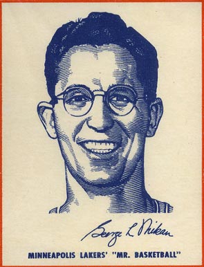 1951 Wheaties George Mikan # Basketball Card