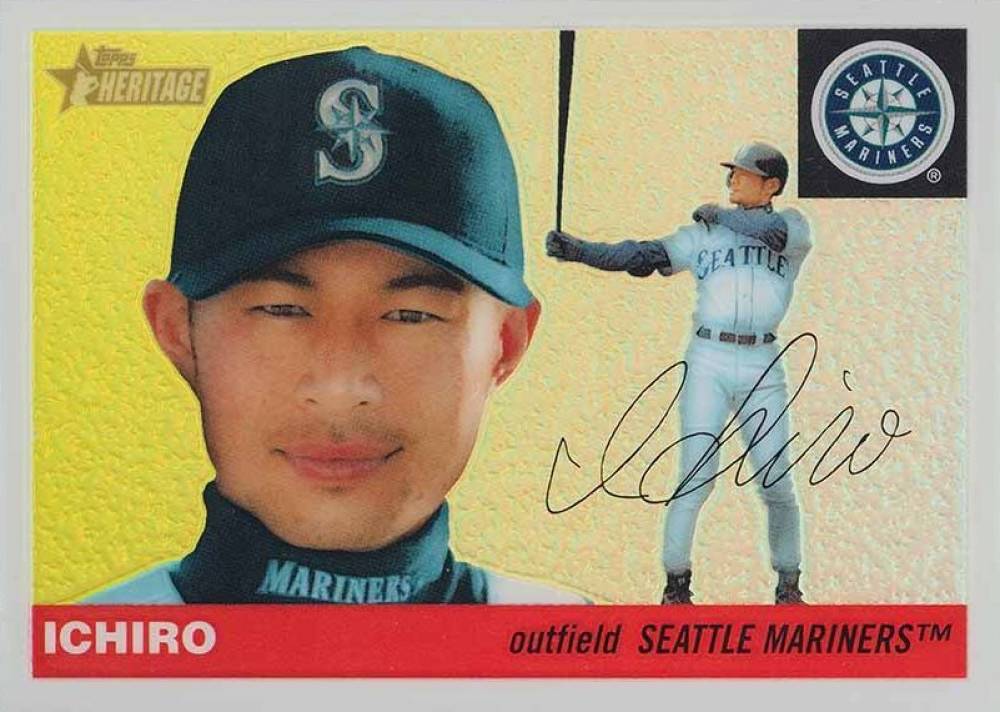 2004 Topps Heritage Chrome Ichiro Suzuki #3 Baseball Card