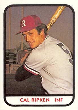 1981 TCMA Rochester Red Wings Cal Ripken Jr. #15 Baseball Card