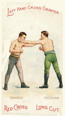1893 Lorillard Co. Boxing Positions and Boxers Dawson/Needham # Other Sports Card