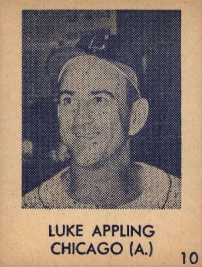 1948 Blue Tint Luke Appling #10 Baseball Card