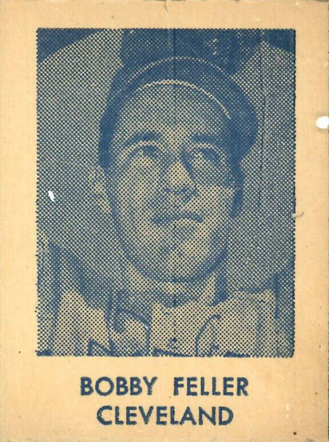 1948 Blue Tint Bob Feller # Baseball Card