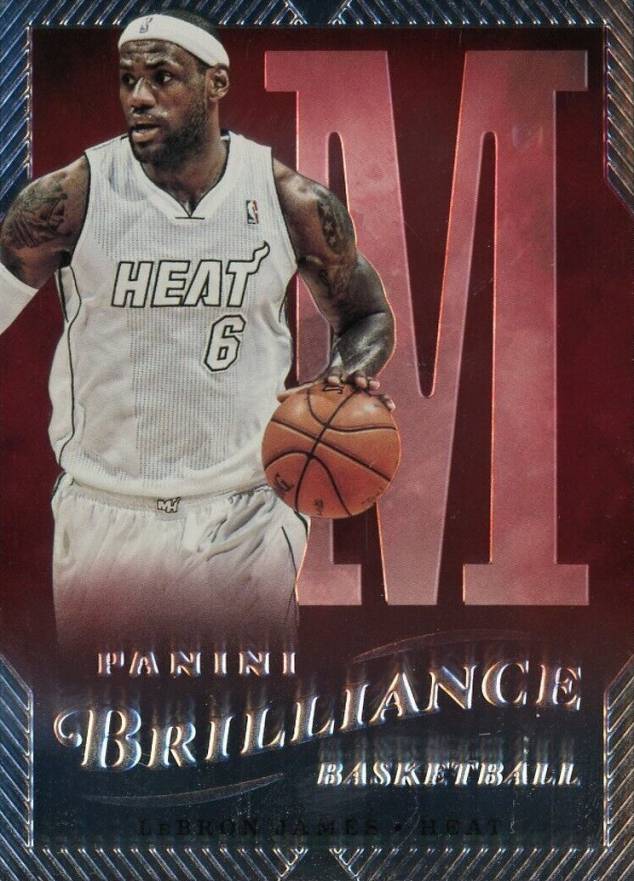 2012 Panini Brilliance Spellbound LeBron James #40 Basketball Card