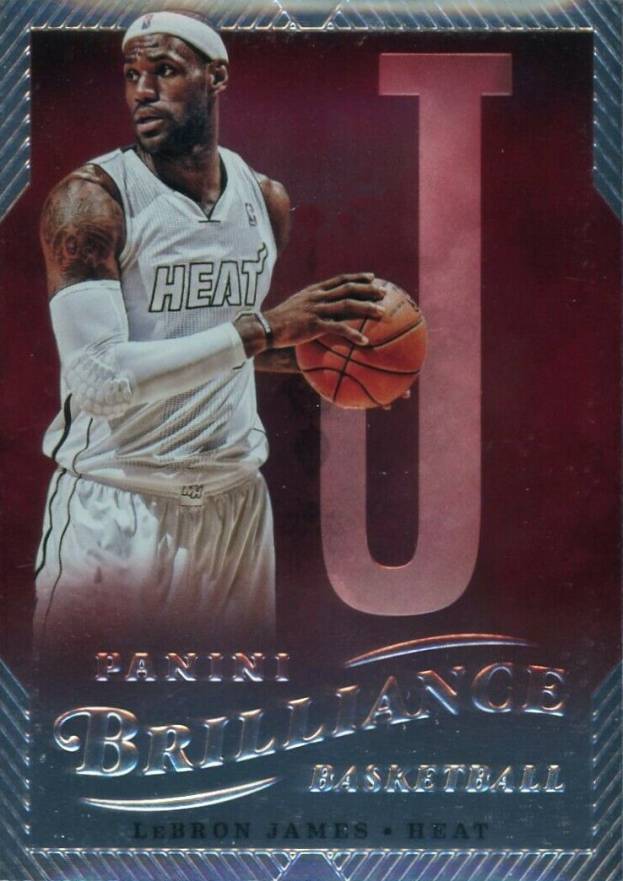 2012 Panini Brilliance Spellbound LeBron James #38 Basketball Card