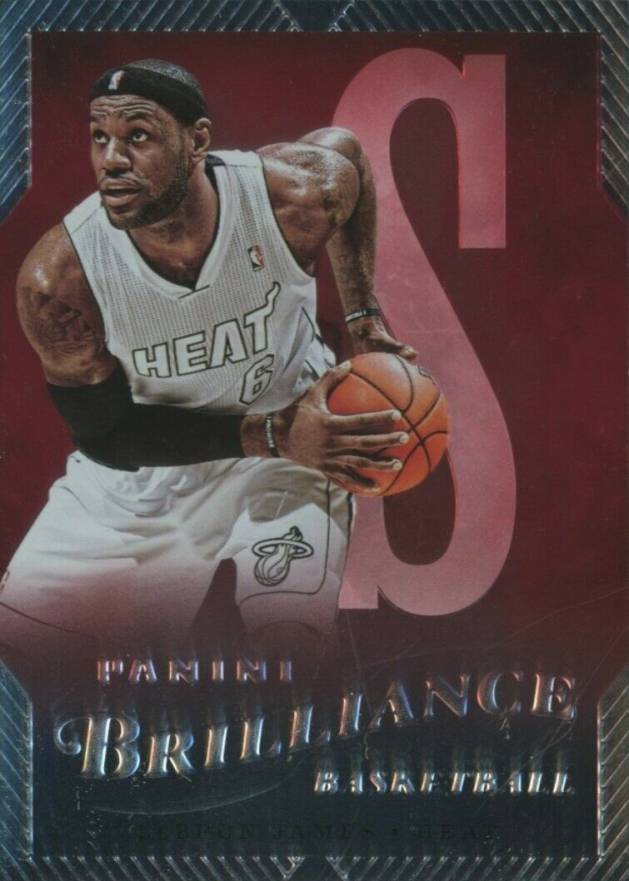 2012 Panini Brilliance Spellbound LeBron James #42 Basketball Card