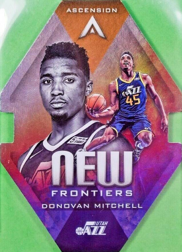2017 Panini Ascension New Frontiers Die-Cut Donovan Mitchell #NF10 Basketball Card