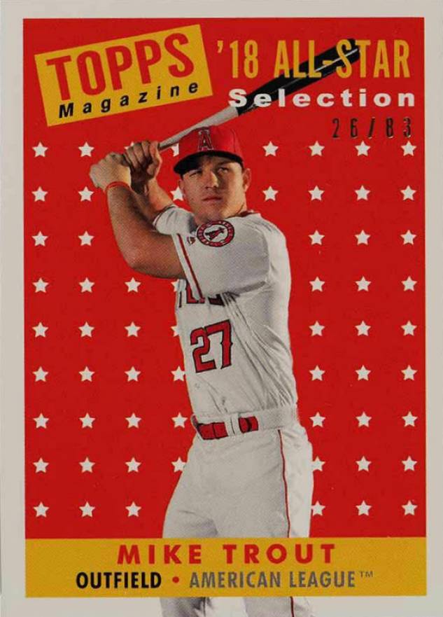 2019 Topps Transcendent VIP Party Mike Trout Through the Years Mike Trout #1958AS Baseball Card