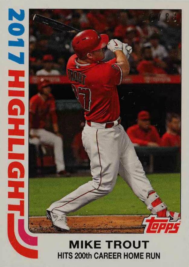 2019 Topps Transcendent VIP Party Mike Trout Through the Years Mike Trout #82TH Baseball Card