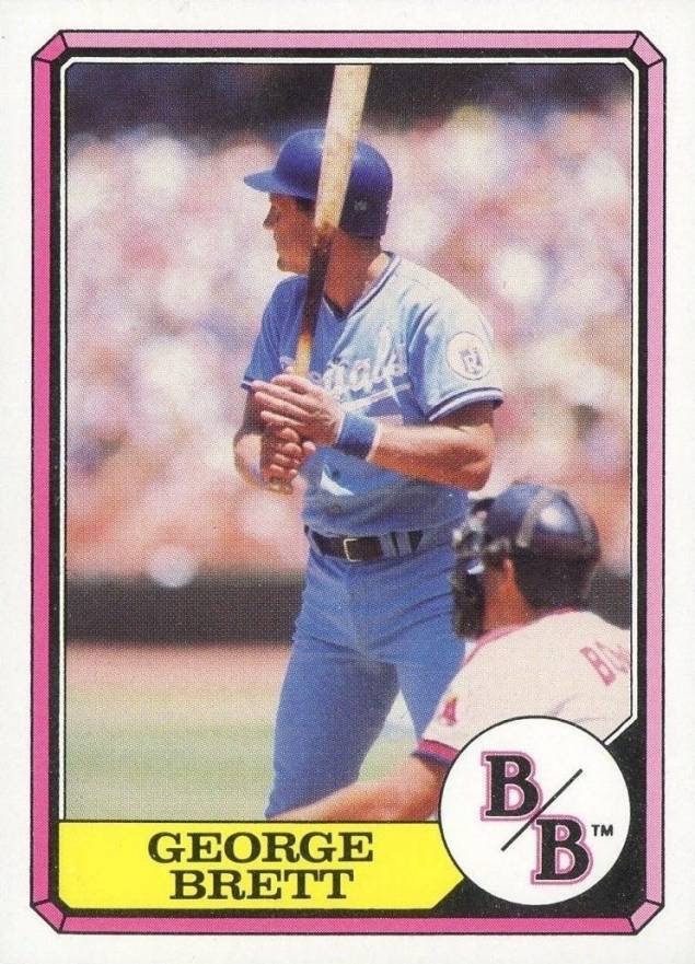 1987 Boardwalk & Baseball Top Run Makers George Brett #13c Baseball Card