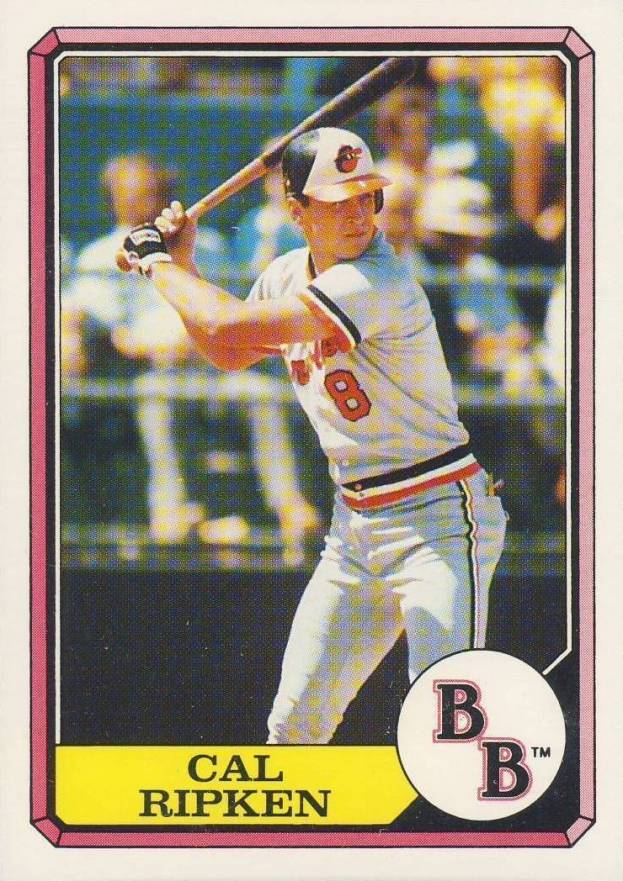 1987 Boardwalk & Baseball Top Run Makers Cal Ripken #22e Baseball Card