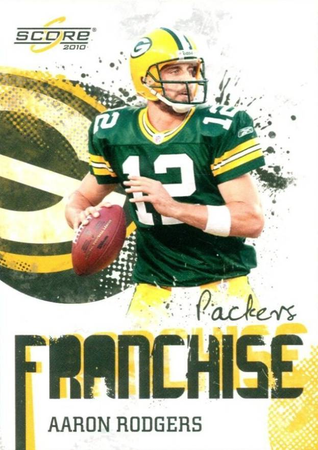 2010 Score Franchise Aaron Rodgers #14 Football Card