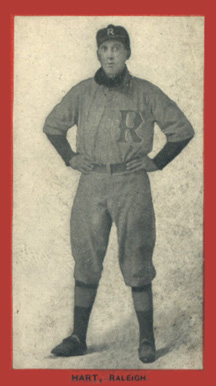 1910 Old Mill Series 7 (E. Carolina League) Daniel Hart # Baseball Card