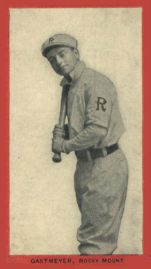 1910 Old Mill Series 7 (E. Carolina League) Gastmeyer, Rocky Mount # Baseball Card