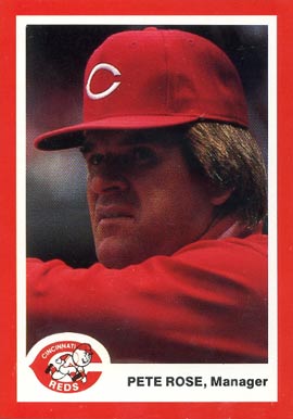 1987 Kahn's Reds Pete Rose # Baseball Card