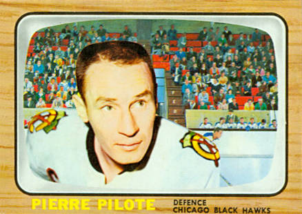 1966 Topps USA Test Pierre Pilote #59 Hockey Card
