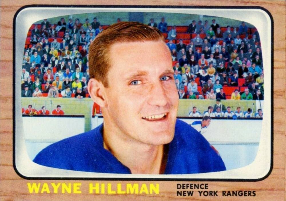 1966 Topps USA Test Wayne Hillman #34 Hockey Card
