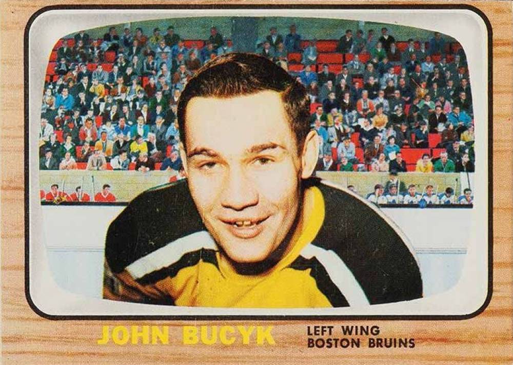 1955-56 Johnny Bucyk Game Used First NHL Goal Puck. Hockey, Lot #13816