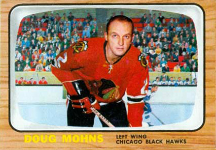 1966 Topps USA Test Doug Mohns #61 Hockey Card