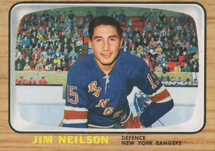 1966 Topps USA Test Jim Neilson #55 Hockey Card