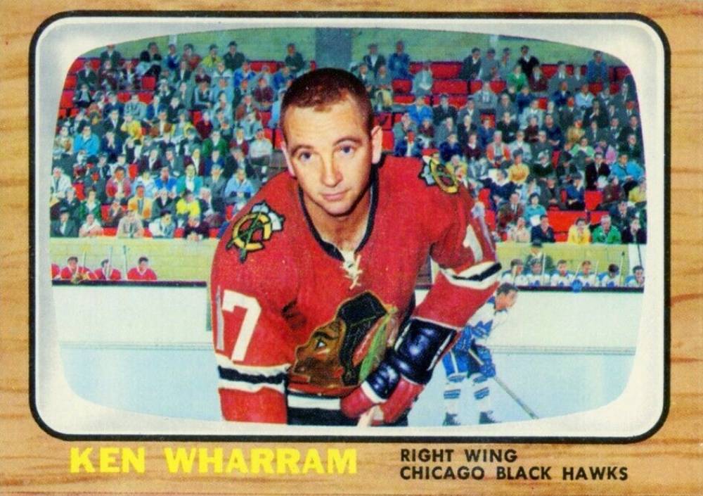 1966 Topps USA Test Ken Wharram #44 Hockey Card