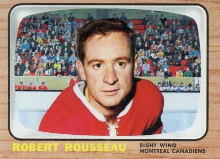 1966 Topps USA Test Robert Rousseau #7 Hockey Card