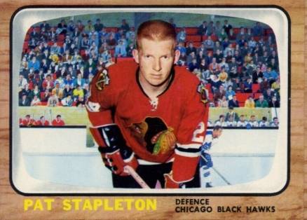 1966 Topps USA Test Pat Stapleton #57 Hockey Card