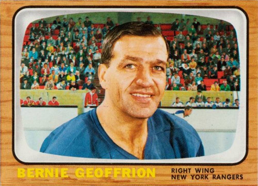 1966 Topps USA Test Bernie Geoffrion #36 Hockey Card