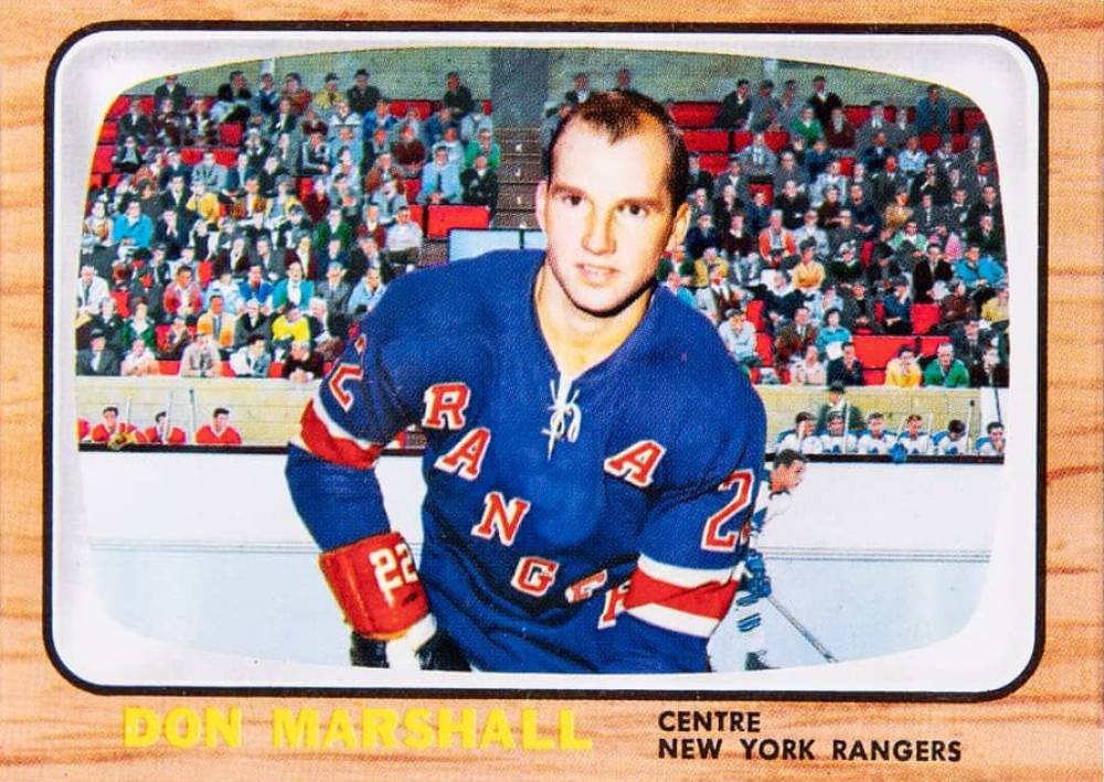 1966 Topps USA Test Don Marshall #24 Hockey Card