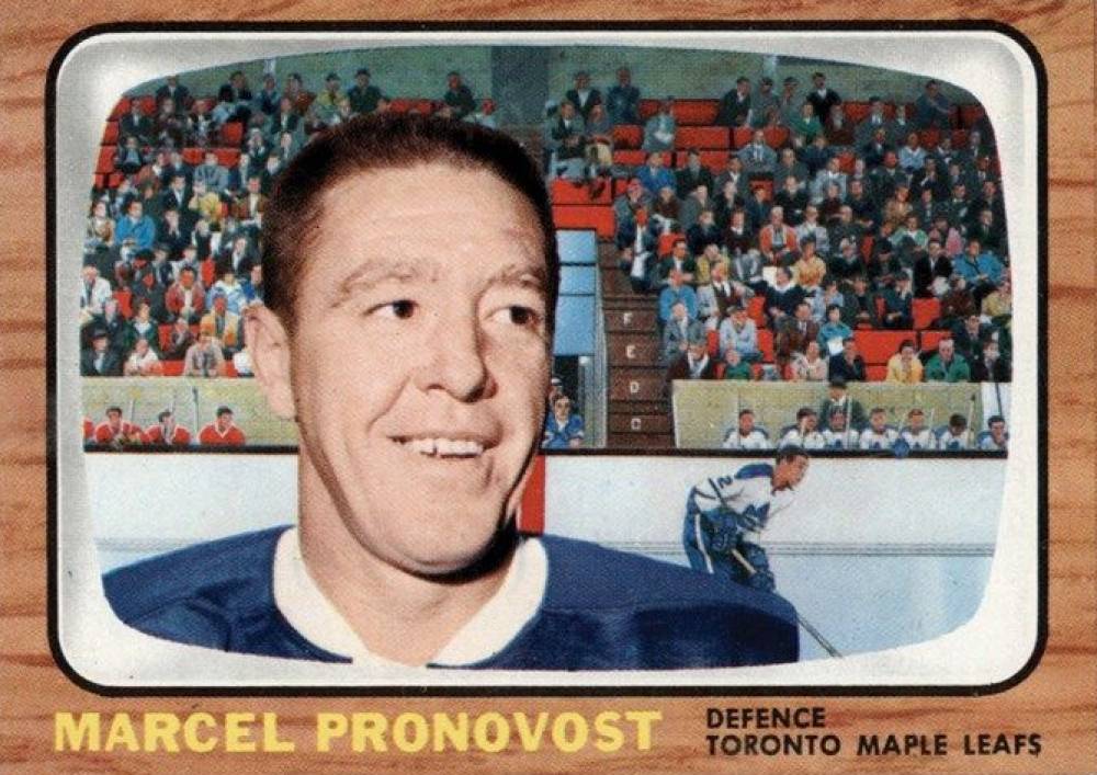 1966 Topps USA Test Marcel Pronovost #20 Hockey Card