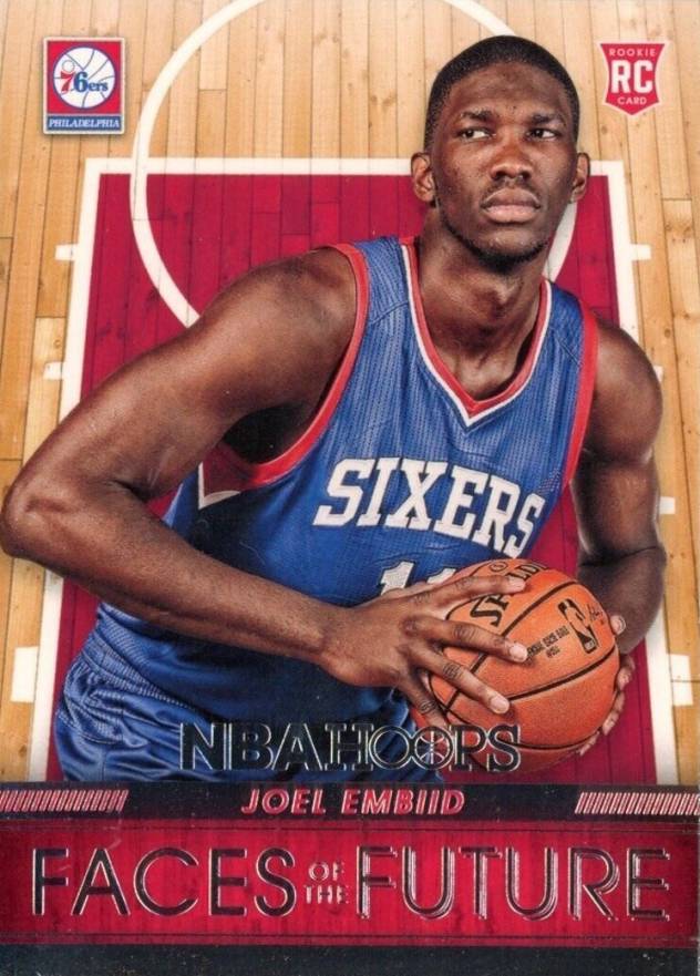 2014 Panini Hoops Faces Of The Future Joel Embiid #13 Basketball Card