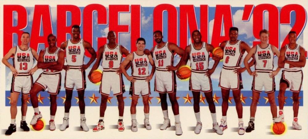 1991 Skybox Mark and See Minis Olympic Team #O-team Basketball Card