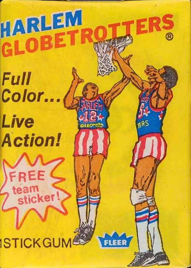 1971 Fleer Globetrotters 84 Wax Pack #WP Basketball Card