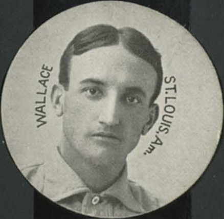 1912 Colgan's Chips Tin Tops Wallace St.Louis, Am. # Baseball Card