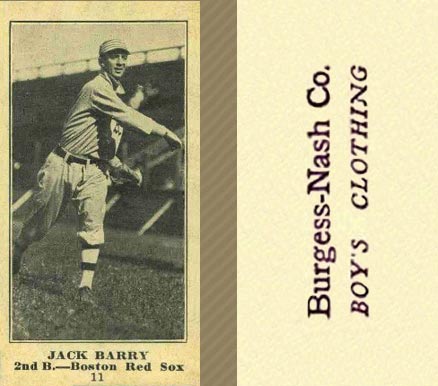 1916 Burgess-Nash Jack Barry #11 Baseball Card