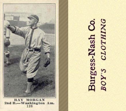 1916 Burgess-Nash Co. Ray Morgan #126 Baseball Card