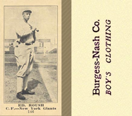 1916 Burgess-Nash Ed. Roush #146 Baseball Card