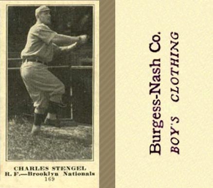1916 Burgess-Nash Co. Charles Stengel #169 Baseball Card