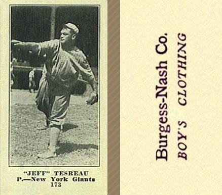 1916 Burgess-Nash Co. Jeff Tesreau #173 Baseball Card
