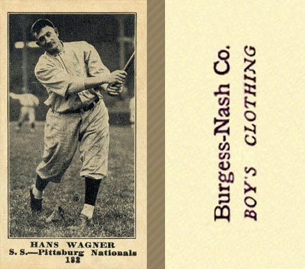1916 Burgess-Nash Co. Hans Wagner #182 Baseball Card
